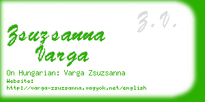 zsuzsanna varga business card